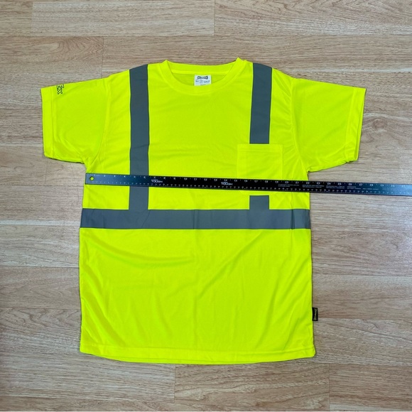 FedEx Occunomix Hi-Viz Workwear Shirt size XL Type R Class 2 LUX-SSETP2B S/S Tee - Picture 5 of 9
